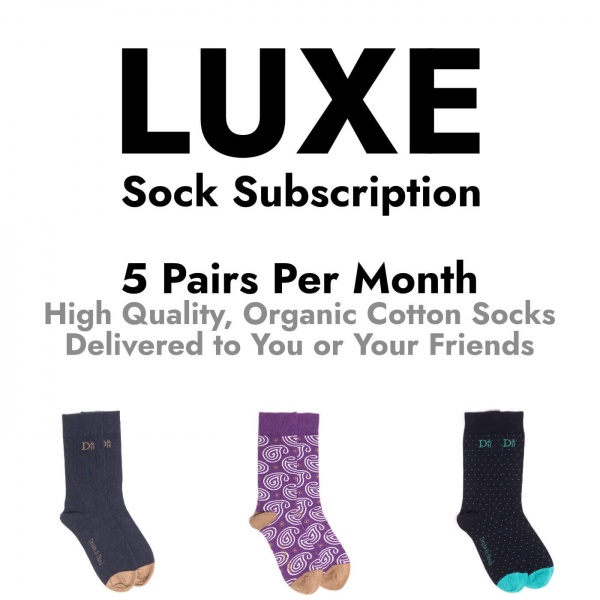 5 Pairs of Socks Every Month - Luxe Sock Subscription